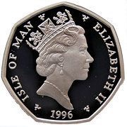 50 Pence - Elizabeth II Tourist Trophy Motorcycle Race obverse image