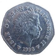 50 Pence - Elizabeth II TT Motorcycle Races obverse image