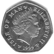 50 Pence - Elizabeth II TT Motorcycle Races obverse image