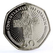 50 Pence - Elizabeth II 4th portrait, United Kingdom, 2000-2003 reverse image