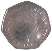 50 Pence - Elizabeth II Christmas obverse image