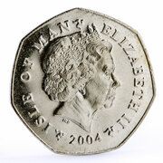 50 Pence - Elizabeth II TT Races obverse image