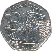 50 Pence - Elizabeth II Christmas, United Kingdom, 2008 reverse image
