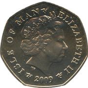 50 Pence - Elizabeth II World Championship Racing obverse image
