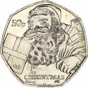 50 Pence - Elizabeth II Christmas, United Kingdom, 2011 reverse image