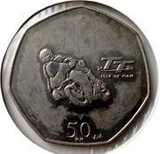 50 Pence - Elizabeth II TT, United Kingdom, 2014 reverse image