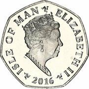 50 Pence - Elizabeth II TT Isle of Man Legends obverse image