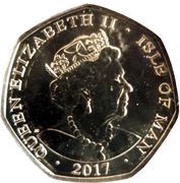 50 Pence - Elizabeth II Platinum Wedding - The Royal Wedding obverse image