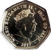 50 Pence - Elizabeth II Platinum Wedding - Royal Memories obverse image