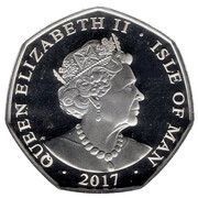 50 Pence - Elizabeth II Platinum Wedding - The New Bride; Silver Proof obverse image