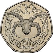 50 Pence - Elizabeth II 5th portrait, United Kingdom, 2017-2021 reverse image