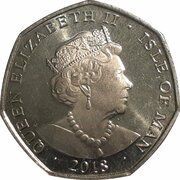 50 Pence - Elizabeth II St Edwards Crown obverse image