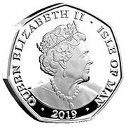 50 Pence - Elizabeth II Second to the Right; Silver Proof obverse image