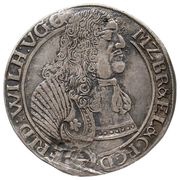 ⅓ Thaler - Friedrich Wilhelm inner circle obverse image