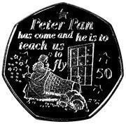 50 Pence - Elizabeth II Wendy, United Kingdom, 2019 reverse image
