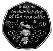 50 Pence - Elizabeth II Crocodile, United Kingdom, 2019 reverse image