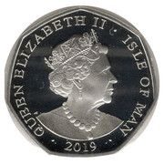 50 Pence - Elizabeth II Delivery Strike; Silver Proof obverse image