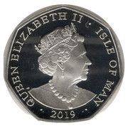 50 Pence - Elizabeth II Slip Catch; Silver Proof obverse image