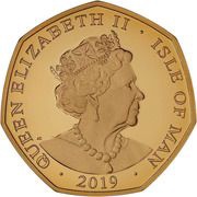 50 Pence - Elizabeth II Slip Catch; Gold Proof obverse image