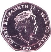 50 Pence - Elizabeth II Peter Pan and Tinker Bell obverse image