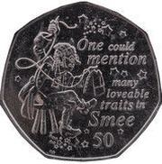 50 Pence - Elizabeth II Smee, United Kingdom, 2020 reverse image