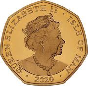 50 Pence - Elizabeth II The Jolly Roger; Gold Proof obverse image