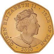 50 Pence - Elizabeth II Bill Badger; Gold Proof obverse image