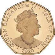 50 Pence - Elizabeth II Rupert Bear; Gold Proof obverse image