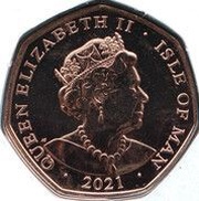 50 Pence - Elizabeth II Tweedle Dee and Tweedle Dum obverse image
