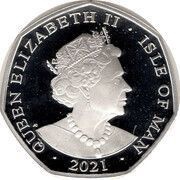 50 Pence - Elizabeth II Tweedle Dee and Tweedle Dum; Silver Proof obverse image