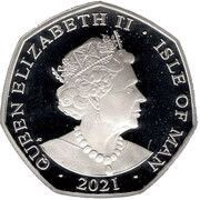 50 Pence - Elizabeth II Alice; Silver Proof obverse image
