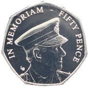 50 pence - Elizabeth II HRH Duke of Edinburgh - 1990's, United Kingdom, 2021 reverse image