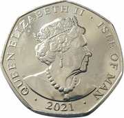 50 Pence - Elizabeth II Bust from 1960 obverse image