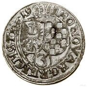 3 Kreuzers - Johann Christian and Georg Rudolf, Bohemia, 1612-1621 reverse image