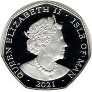 50 Pence - Elizabeth II Bust from 2000; Silver proof obverse image