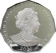50 Pence - Elizabeth II 95th Birthday obverse image