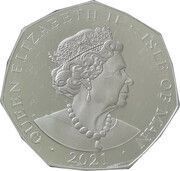 50 Pence - Elizabeth II 95th Birthday obverse image