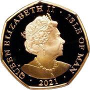 50 Pence - Elizabeth II Alice; Gold Proof obverse image