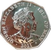 50 Pence - Elizabeth II Platinum Jubilee - God Save the Queen obverse image