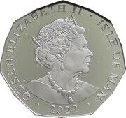 50 pence - Elizabeth II Platinum Jubilee obverse image