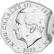 50 Pence - Charles III Anthem - Long Live Our Noble King obverse image