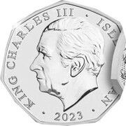 50 Pence - Charles III Anthem - Send Him Victorious obverse image