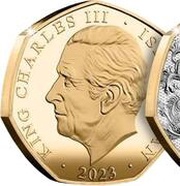 50 Pence - Charles III Anthem - God Save the King; Gold Proof obverse image
