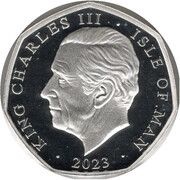 50 Pence - Charles III Tutankhamun - Anubis Shrine; Silver Proof obverse image