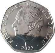 50 Pence - Charles III Anthem - God Save the King; Ag-Au plated obverse image