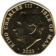 50 Pence - Charles III Anthem - Long Live Our Noble King; Gold plated obverse image