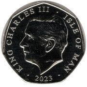 50 Pence - Charles III Jurassic Britain - Loricatosaurus obverse image