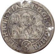 3 Kreuzers - Georg III, Ludwig IV and Christian obverse image