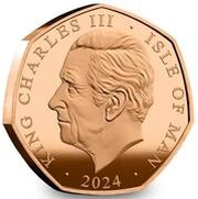 50 Pence - Charles III D-Day Normandy Landings; Gold Proof obverse image