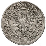 3 Kreuzers - Georg III, Ludwig IV and Christian, Bohemia, 1653-1659 reverse image